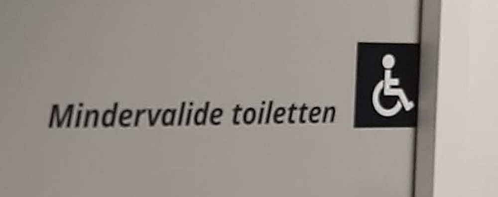 mindervalide toiletten